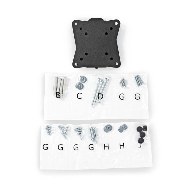 AlarmsystemExpert.co.uk Support mural pour TV, fixe 13-27", max. 30Kg. Petit dégagement mural 20mm