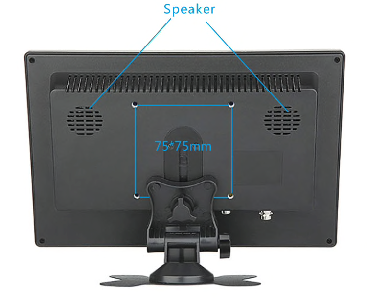 AlarmsystemExpert.nl TFT 10" Full HD Monitor inkl. Wandhalterung