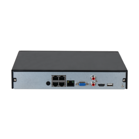 Dahua NVR2104HS-P-4KS3, 4-Kanal Kompakt-NVR, Ultra HD, PoE