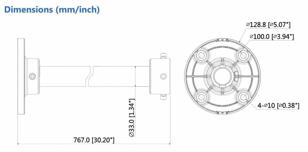 Dahua PFB220C Deckenhalterung