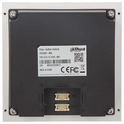 Dahua VTO4202F-MB5 5-way bell push button