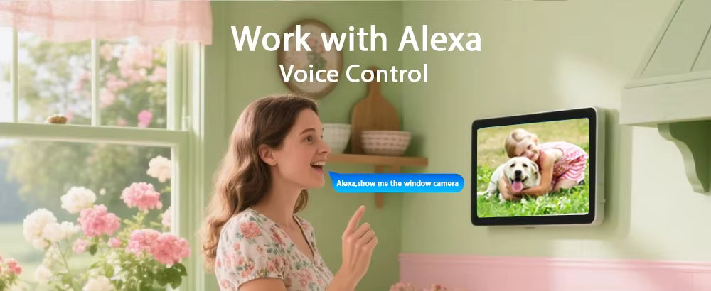 Nedis Caméra de fenêtre Double WiFi, Micro SD, Starlight, résolution 4Mp