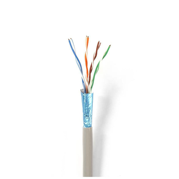 Nedis Network cable CAT6 F/UTP, 50 mtr on reel, 100% copper, Solid cores