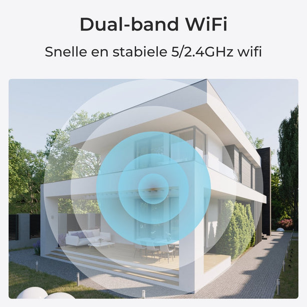 Reolink Trackmix-WiFi, caméra PTZ 4K à double objectif avec suivi des mouvements