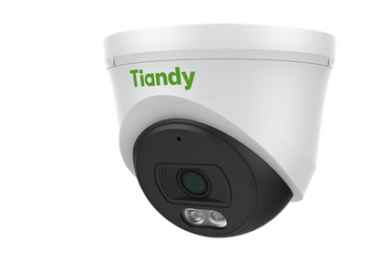 Tiandy TC-C34XN, 4MP 2.8mm, Turret camera, Fixed Color Maker, PoE, White