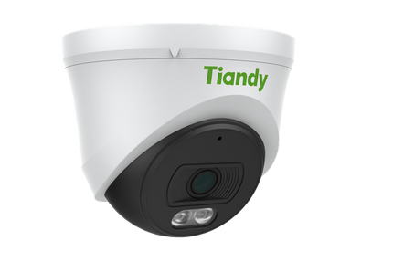 Tiandy TC-C34XN, 4MP 2.8mm, Turret camera, Fixed Color Maker, PoE, White