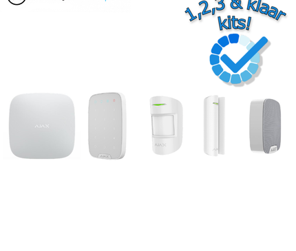 Ajax Systems Ajax Systems Alarm System Kit 1 Wireless (White)