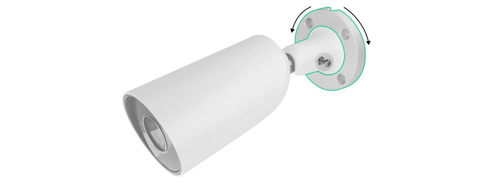 Ajax Systems Ajax Systems BulletCam 5MP Weiß IP Sicherheitskamera