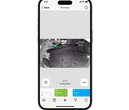 Ajax Systems Ajax Systems BulletCam 8MP Black IP Security Camera