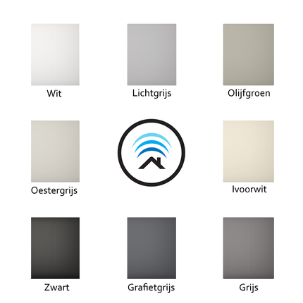 Ajax Systems Ajax Systems CenterCover Plate, Afdekking (blindplaat) voor montagedoos