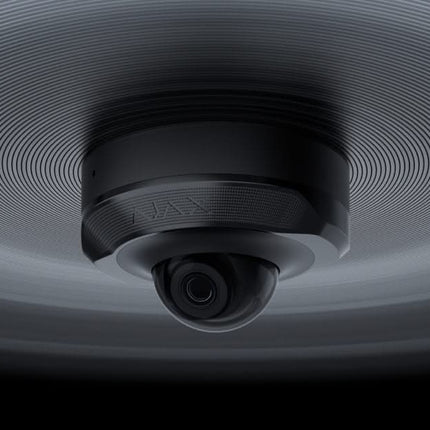 Ajax Systems Ajax Systems DomeCam Black Mini 8MP caméra de sécurité IP