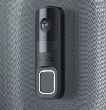 Ajax Systems Ajax Systems DoorBell Light Gray, 4 MP Camera with built-in AI and PIR Sensor DEMO MODEL