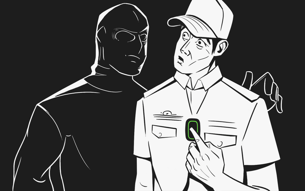 Ajax Systems Ajax Systems Dubbele Paniekknop (Zwart)