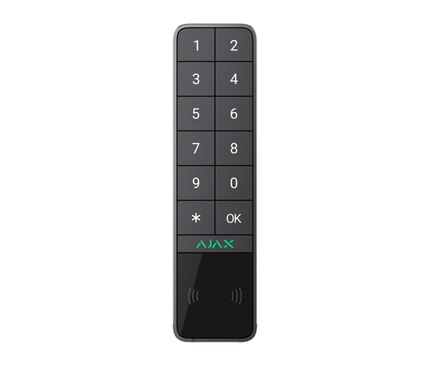 Ajax Systems Ajax Systems KeyPad Outdoor Jeweller sans fil avec DESFire et lecteur de carte BLE