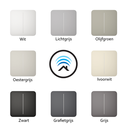 Ajax Systems Light Switch Solo Button (2-course)