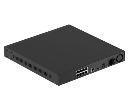 Ajax Systems Ajax Systems NVR H2D8PAC Enregistreur 16 canaux, 8x PoE, 4K HDMI, Noir