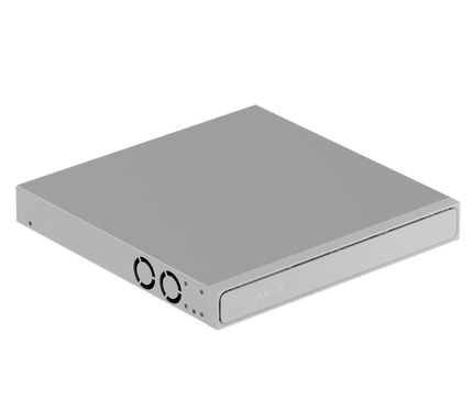 Ajax Systems Ajax Systems NVR H2DAC Enregistreur 8 canaux, 4K HDMI Sans PoE, Blanc