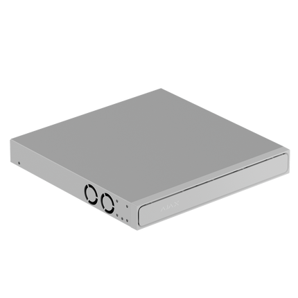 Ajax Systems Ajax Systems NVR H2DAC Enregistreur 8 canaux, 4K HDMI Sans PoE, Blanc