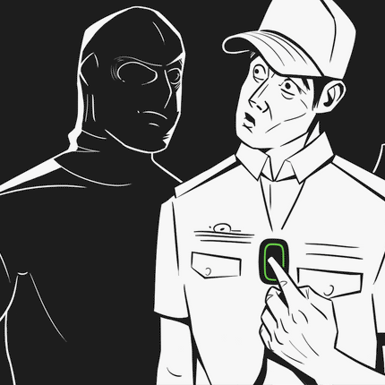 Ajax Systems Ajax Systems Paniekknop (Zwart)