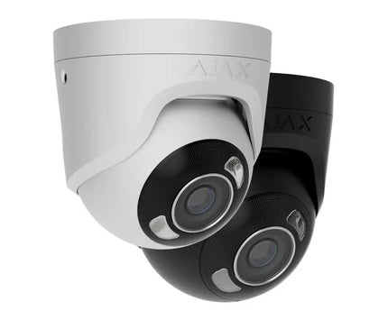 Ajax Systems Ajax Systems TurretCam HL Schwarz 5Mp Hybrid Lighting IP Kamera
