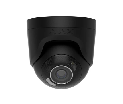 Ajax Systems Ajax Systems TurretCam HL Schwarz 5Mp Hybrid Lighting IP Kamera