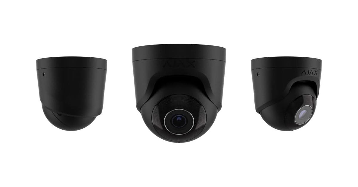 Ajax Systems Ajax Systems TurretCam Zwart 8Mp 4K IP-beveiligingscamera