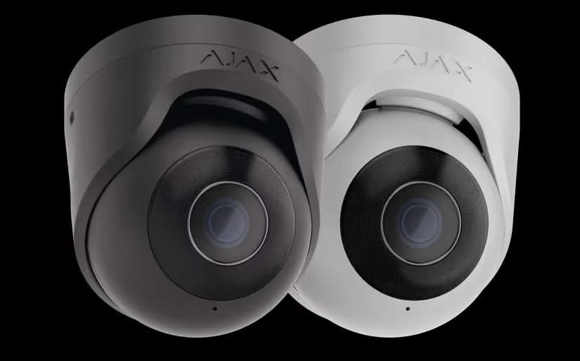 Ajax Systems Ajax Systems TurretCam Zwart 8Mp 4K IP-beveiligingscamera