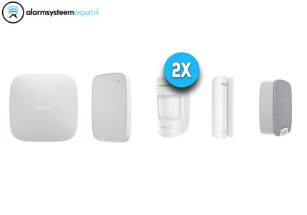 Ajax Systems Alarmsysteem Kit 2 Draadloos (Wit)