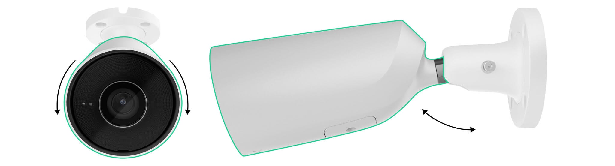 Ajax Systems BulletCam 5MP Wit IP-Beveiligingscamera