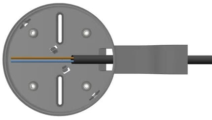 Ajax Systems CableTrunk Zwart, accessoire voor kabelgoten voor FireProtect 2 AC branddetectoren