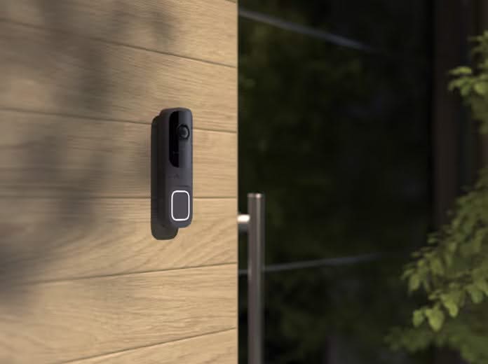 Ajax Systems DoorBell Lichtgrijs, 4 MP Camera met ingebouwde AI en PIR Sensor DEMO MODEL