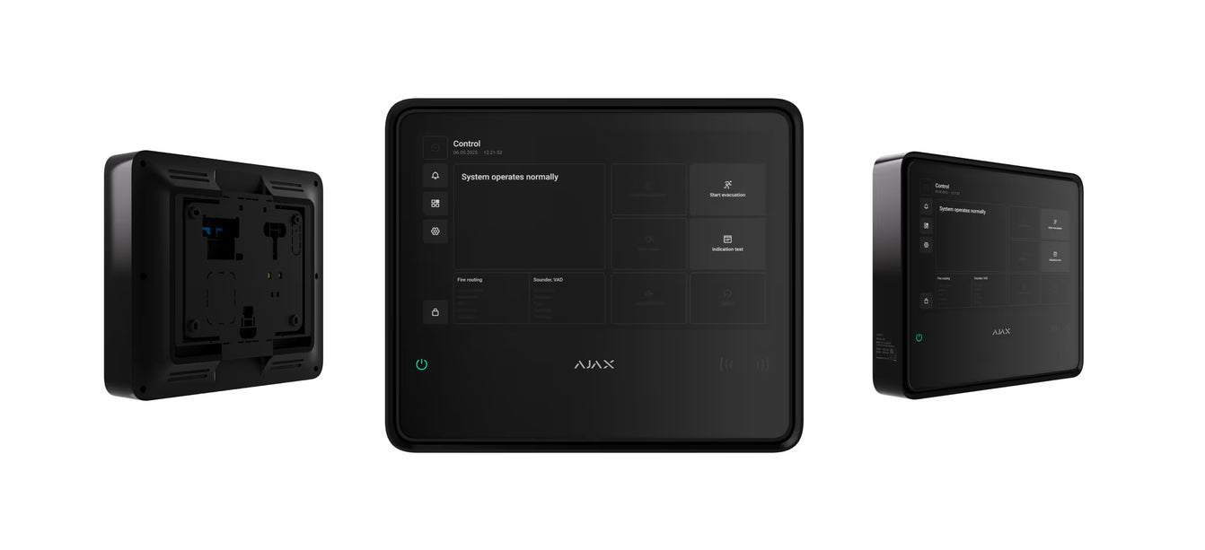 Ajax Systems EN54 Fire Hub Noir