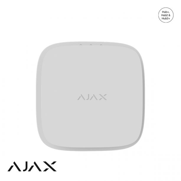 Ajax Systems FireProtect 2 RB (Hitte/CO) vervangbare batterijen