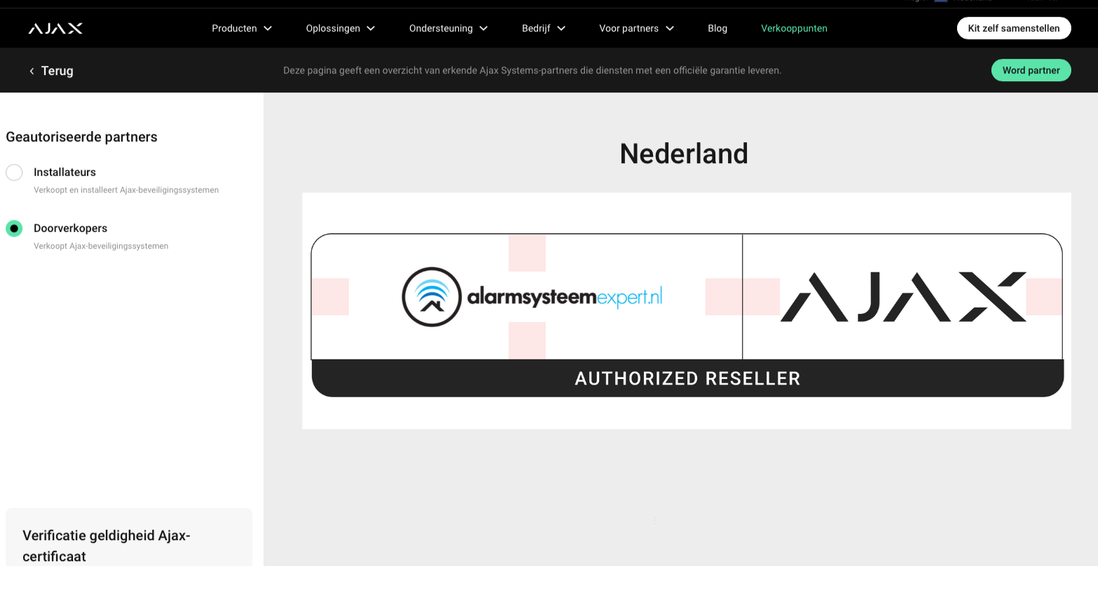 Ajax Systems GlassProtect Glasbreuksensor Draadloos Binnen