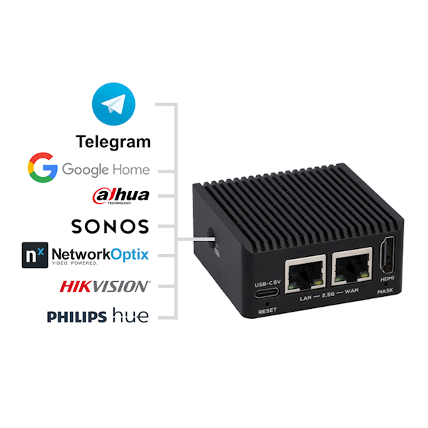 Ajax Systems Smart Hub integratie server t.b.v. andere oplossingen en platformen