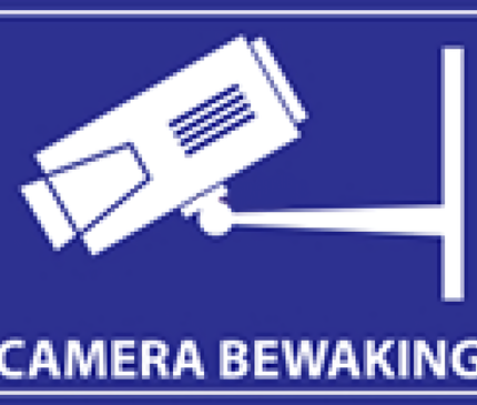 expert en système d'alarme expert en système d'alarme Caméra de surveillance Autocollant