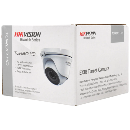 alarmsysteemexpert alarmsysteemexpert HWT-T150-M, 5MP, Mini Turretcamera, 2.8mm, IR, 4 in 1 video output coax