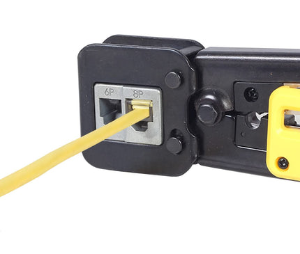 expert en systèmes d'alarme expert en systèmes d'alarme T-WC-05 Pince à sertir modulaire universelle, RJ45 / RJ12 / RJ11 pour connecteurs enfichables
