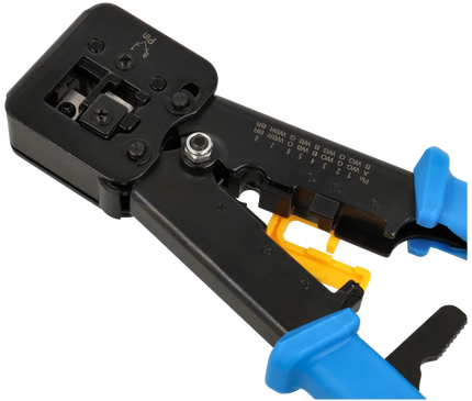 expert en systèmes d'alarme expert en systèmes d'alarme T-WC-05 Pince à sertir modulaire universelle, RJ45 / RJ12 / RJ11 pour connecteurs enfichables