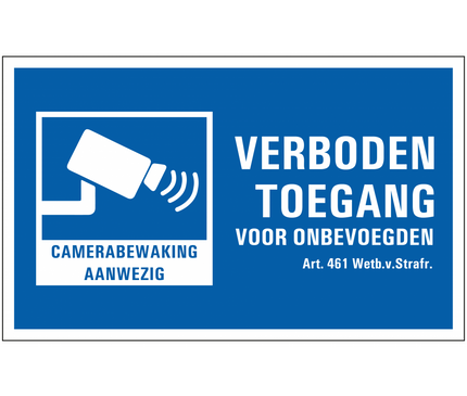 expert en système d'alarme expert en système d'alarme Panneau d'avertissement Caméra Surveillance/Interdiction PVC