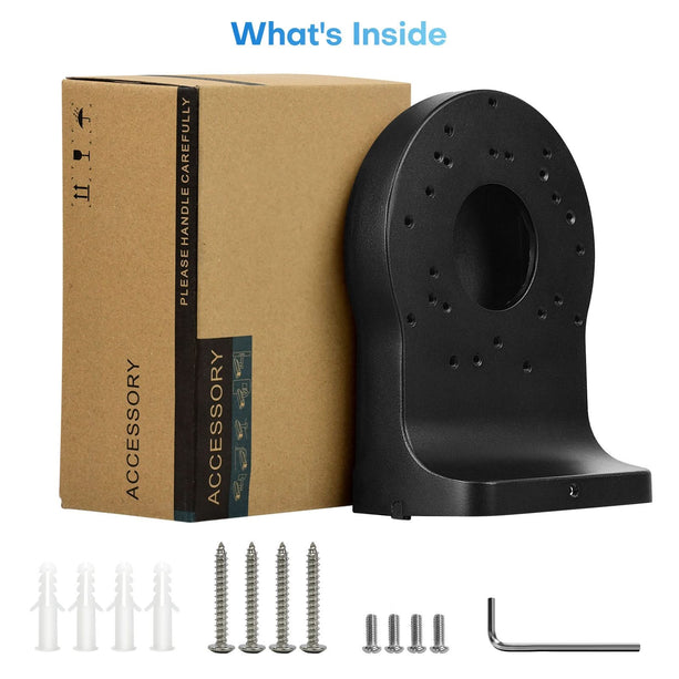 alarmsysteemexpert Camerasteun Zwart voor Hikvision en Dahua camera's