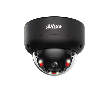 alarmsysteemexpert Dahua HDBW3449E-AS-IL, 4MP 2.8mm Dome AI WizSense Smart Dual Light Zwart