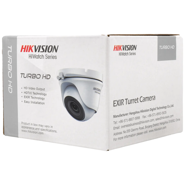 alarmsysteemexpert HWT-T150-M, 5MP, Mini Turretcamera, 2.8mm, IR, 4 in 1 video output coax