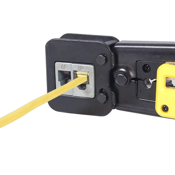 alarmsysteemexpert T-WC-05 Universele modulaire krimptang, RJ45 / RJ12 / RJ11 voor doorsteekconnectoren