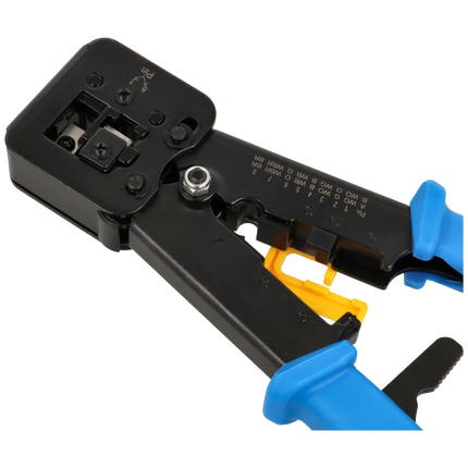 alarmsysteemexpert T-WC-05 Universele modulaire krimptang, RJ45 / RJ12 / RJ11 voor doorsteekconnectoren