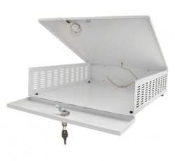 Alarm SystemExpert.co.uk Abschließbarer Metallschrank für Recorder mittleres Modell
