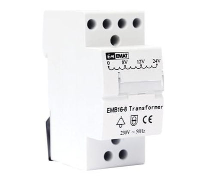 AlarmsysteemExpert.nl AlarmsysteemExpert.nl Beltrafo 8V-12V-24V  AC, geschikt voor o.a. video deurbellen