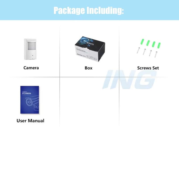 AlarmsysteemExpert.nl AlarmsysteemExpert.nl Bewegingsmelder IP camera (PIR), Full HD, Onvif, PoE, Microfoon, 940Nm IR