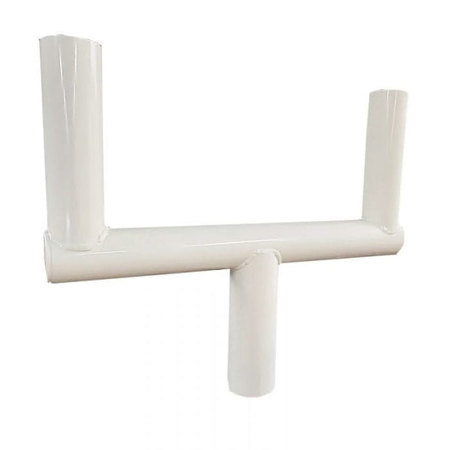 AlarmsystemExpert.nl Mât de caméra T-pièce 90mm couleur blanc Ral9010