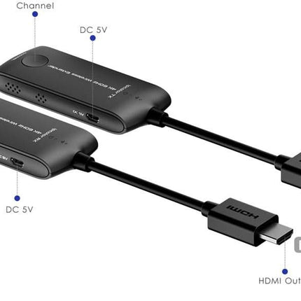 Alarme SystemExpert.fr Extender HDMI sans fil 5GHz jusqu'à 20m